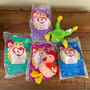 Vintage McDonald‘s Happy Meal TY Teenie Beanie Babies Toy Collection🩷